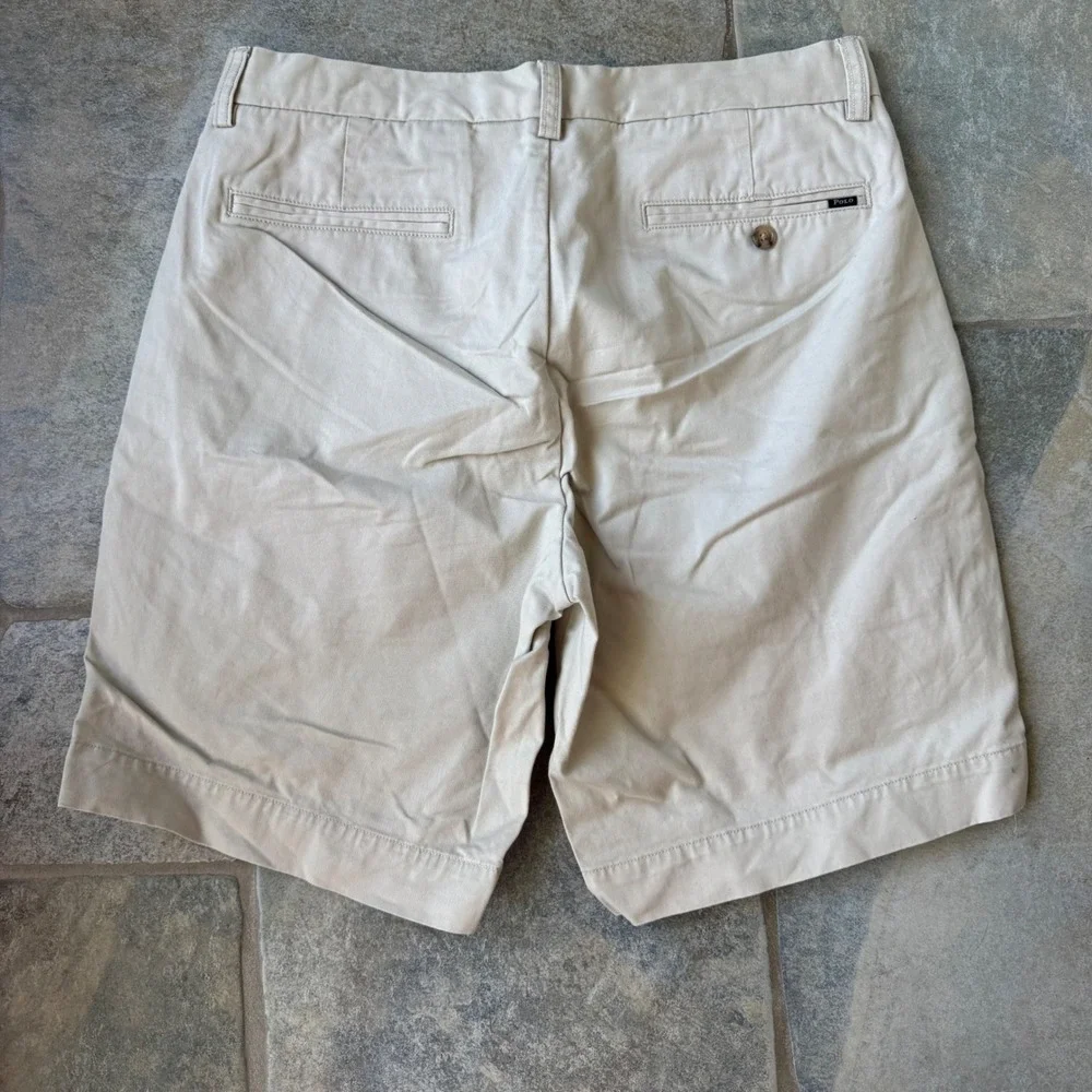 Polo Ralph Lauren Men's Stretch Classic Fit Chino Shorts‎ Size 30 Khaki
